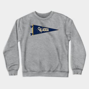 Alaska Flag Pennant Crewneck Sweatshirt